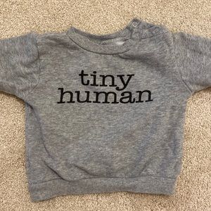 Indigo Baby Tiny Human Sweatshirt